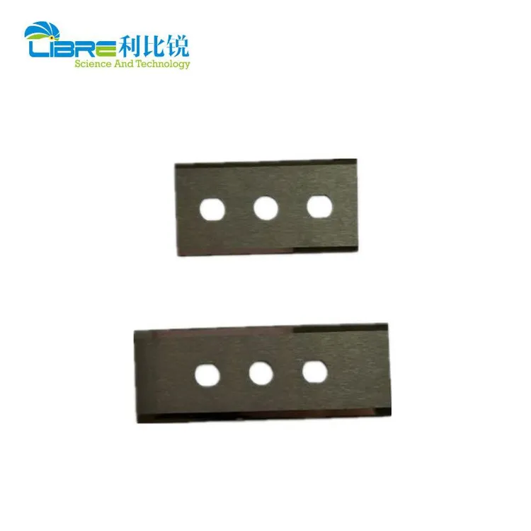 [13238894] 60mm×22mm×0.4mm lame de coupe de film de 3 trous