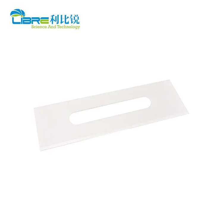 lâminas de lâmina cerâmicas de 43mm*22mm*0.1mm para cortar o filme dos PP